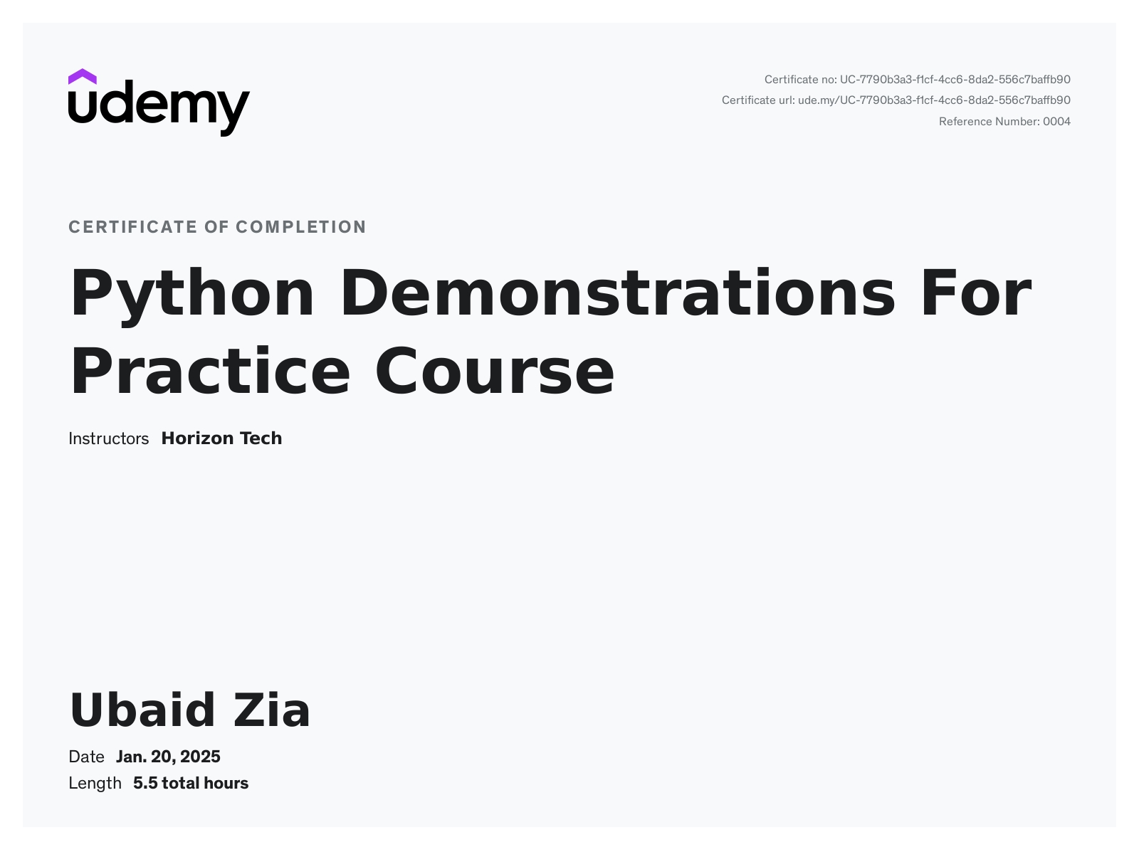Certification 6